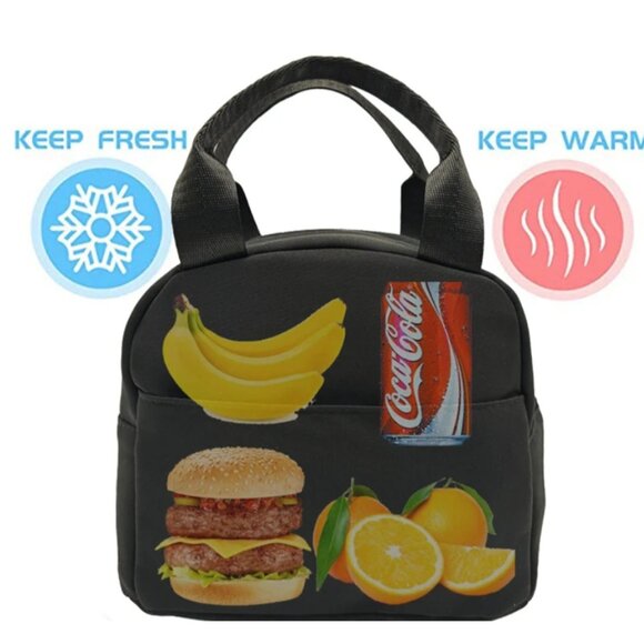 Hello Kitty & Teddy Bears Insulated Lunch Bag Cute & Functional Work, Travel - Picture 2 of 4